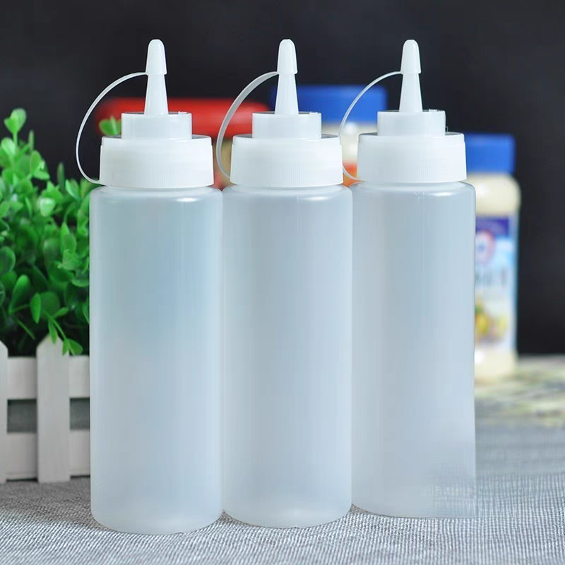 550ml番茄酱瓶沙拉酱瓶挤酱瓶酱汁果酱瓶酱油醋瓶调味调料瓶挤压塑料瓶详情图4