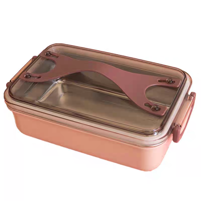 Stainless steel insulated lunch box, portable microwave oven for students and office workers, water-filled heating, and lunch box for serving meals detail image 2