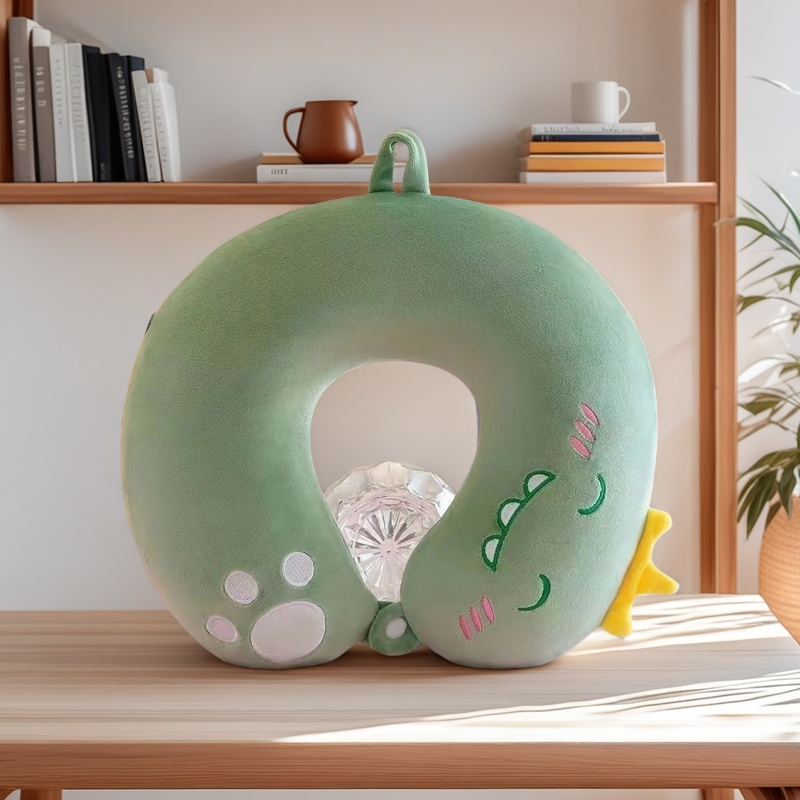 U型枕/颈枕/u型枕记忆/泡沫粒颈部靠枕/U型枕充气细节图