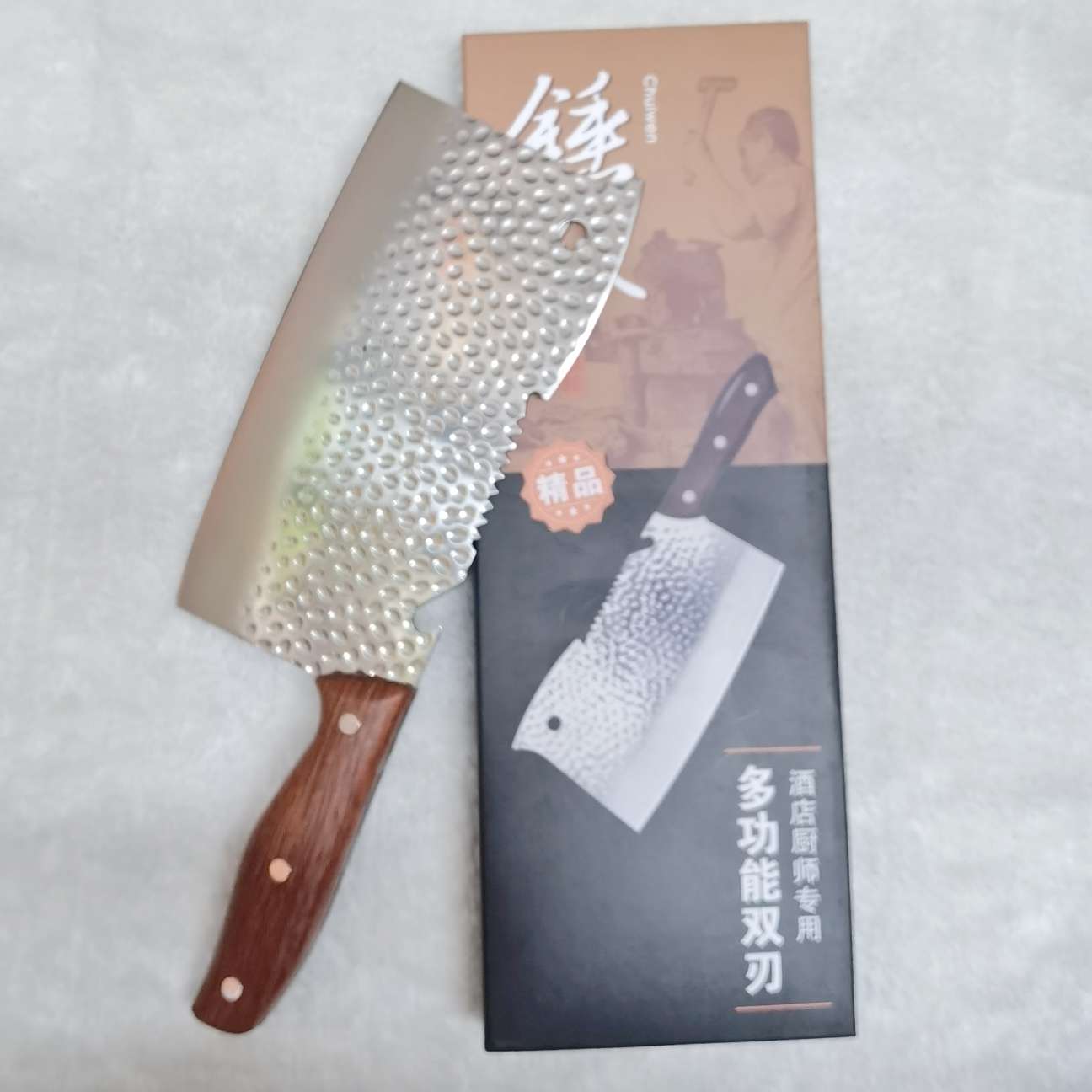 菜刀家用切肉刀超快锋利手工锻打砍骨斩切刀具厨房