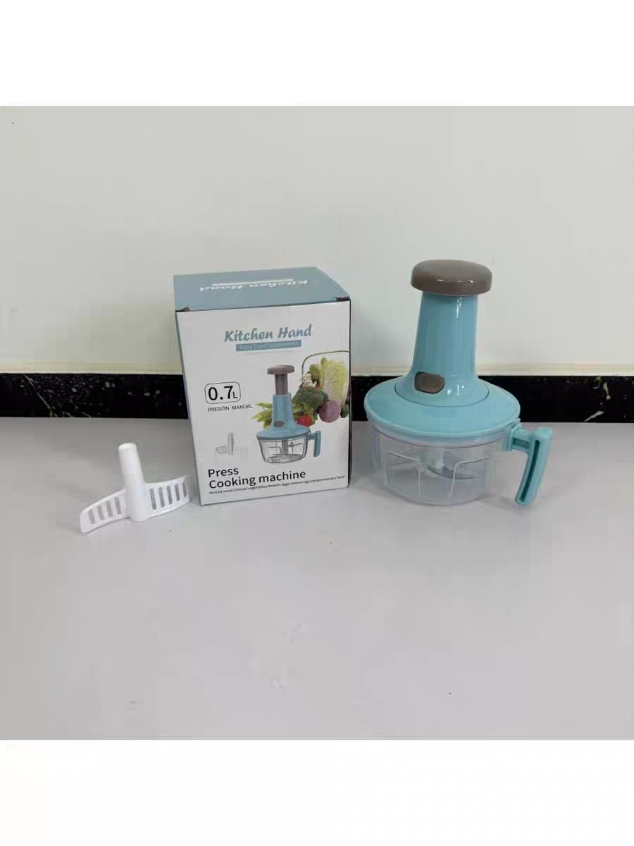 家用按压式手动绞肉机外贸礼品厨房多用绞菜器手拍食品料理机