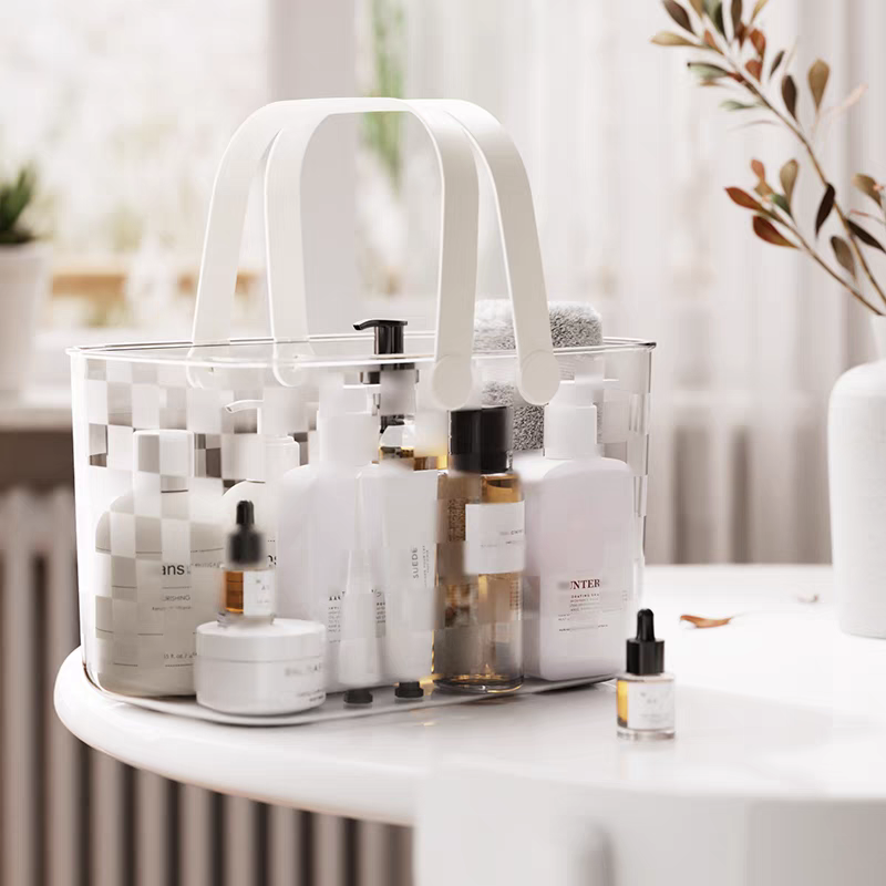 Internet-famous InS-style hand-held bath basket, cosmetics storage box, fruit basket, bathroom basket, and shower draining basket detail image 3