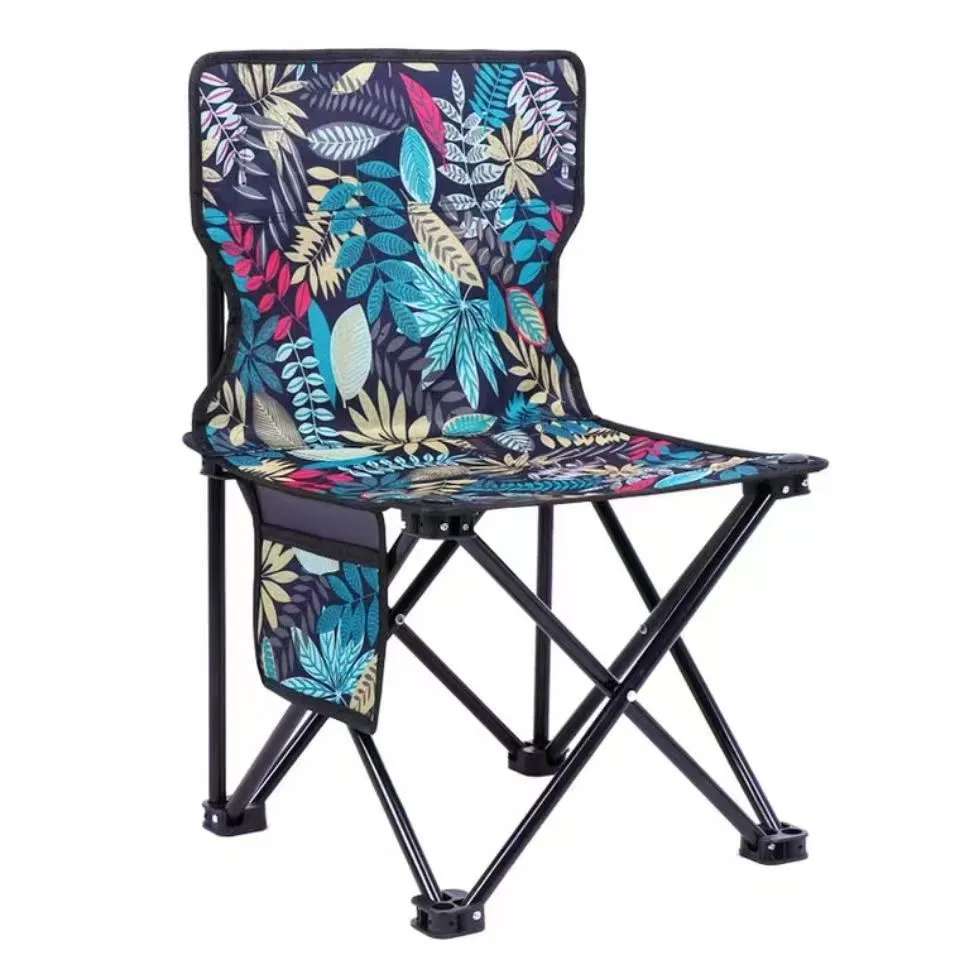 Large outdoor folding chair, portable camping equipment, fishing chair, art sketching fishing chair, mountain climbing travel stool