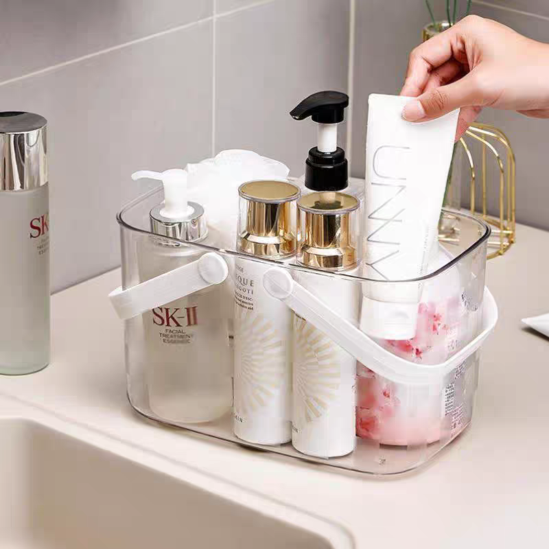 Internet-famous InS-style hand-held bath basket, cosmetics storage box, fruit basket, bathroom basket, and shower draining basket details Picture