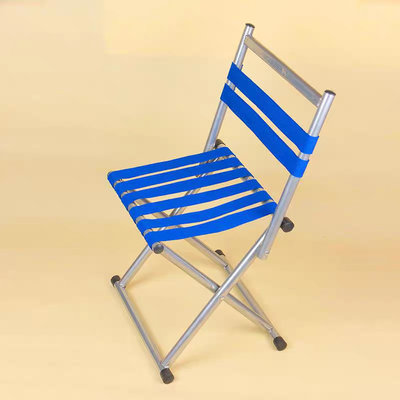 50 cm blue cloth stool, convenient folding stool, stool, thickened backrest chair, sketching and fishing small stool, train small stool Application Scenario