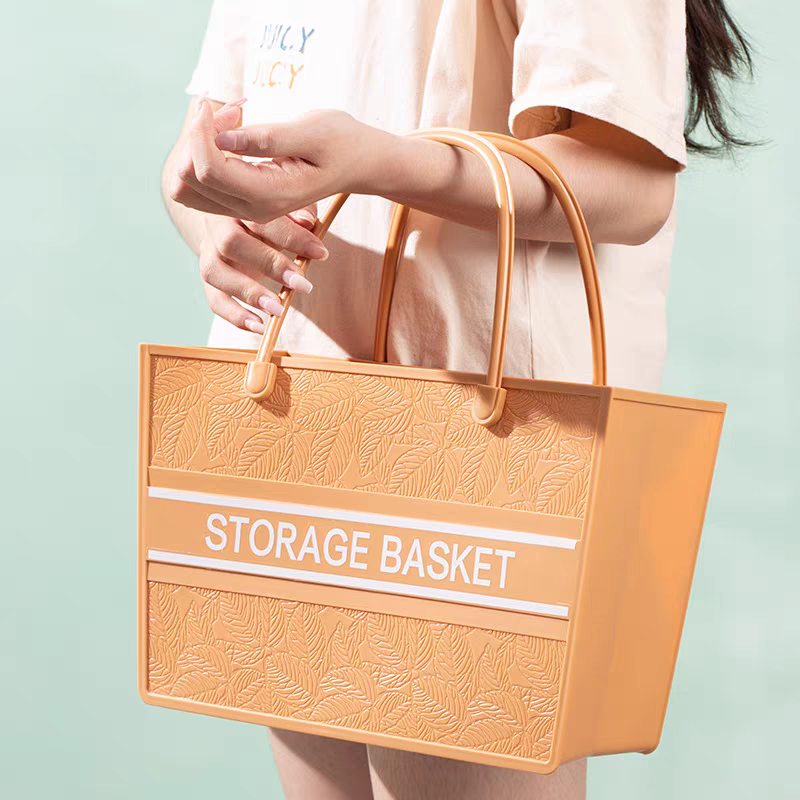 洗澡手提收纳衣浴室洗澡筐篮子收漱洗纳手提篮置物篮篮物提篮拎篮详情图4