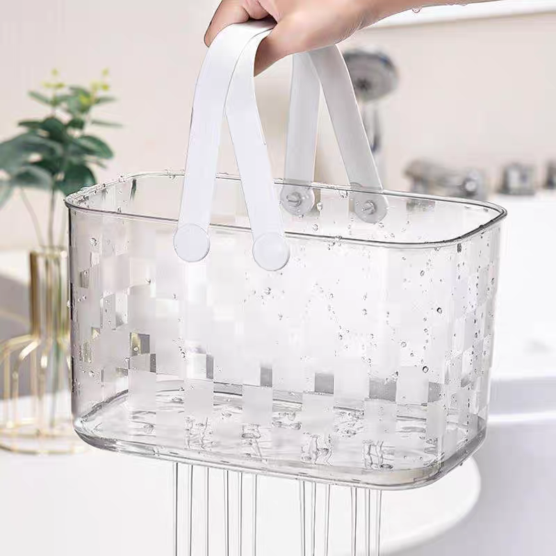 Internet-famous InS-style hand-held bath basket, cosmetics storage box, fruit basket, bathroom basket, and shower draining basket detail image 2