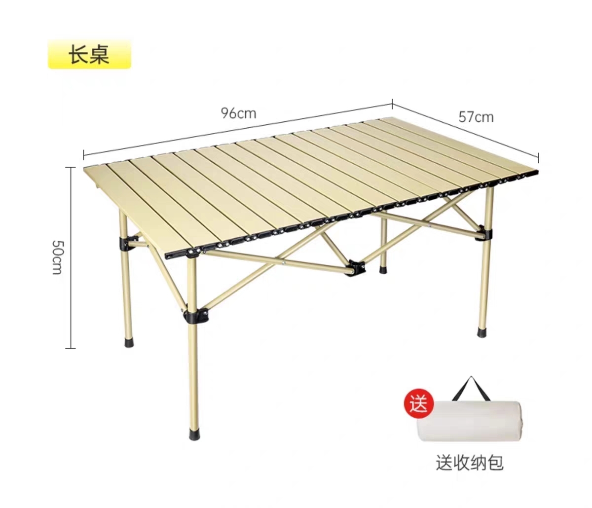 95cm large outdoor folding table, portable picnic table, camping and picnic equipment, stall table, simple household folding table