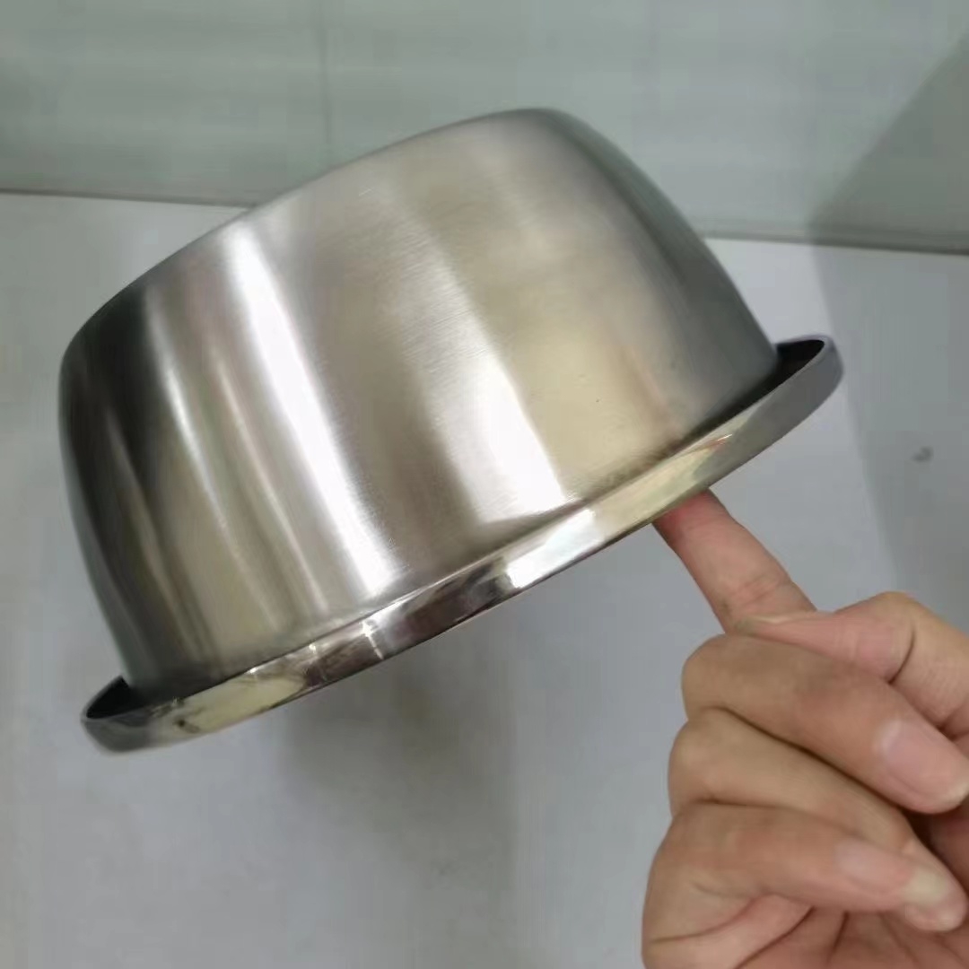 24cm, 1.5mm thick non-magnetic basin, large steel basin, multi-purpose basin for washing vegetables details Picture