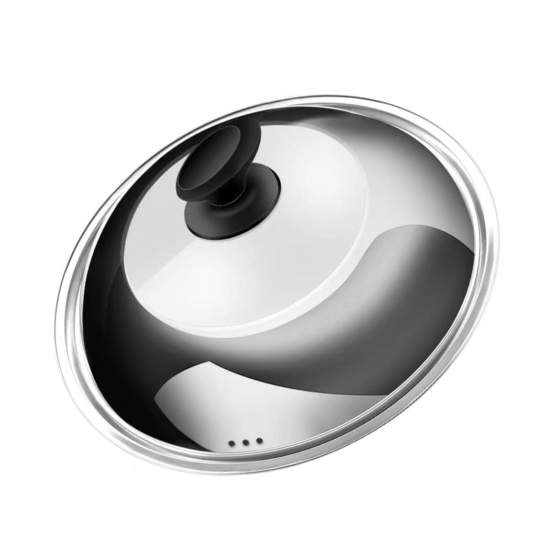 36cm锅盖家用不锈钢可视盖子万能炒菜锅蒸锅铁锅通用锅盖产品图
