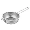 The hand-held sieve, stainless steel large strainer, frying basket, flour cooking basket, strainer, vegetable cooking basket Specification image