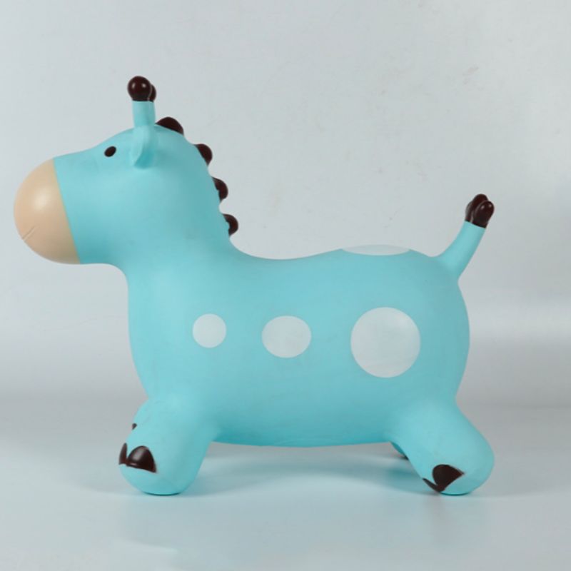 新款跳跳马 彩绘跳跳马独角兽充气玩具儿童坐骑加厚皮马厂家直销01