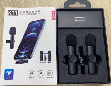 领夹麦一拖二直播专用带转接头K8 K9 K35蓝牙无线麦克风详情6