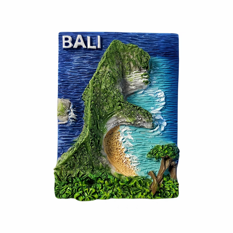Creative resin handicrafts, magnetic fridge magnets and souvenirs from the romantic Bali Island, Penida Island, and Blue Dream Island in Indonesia detail image 14