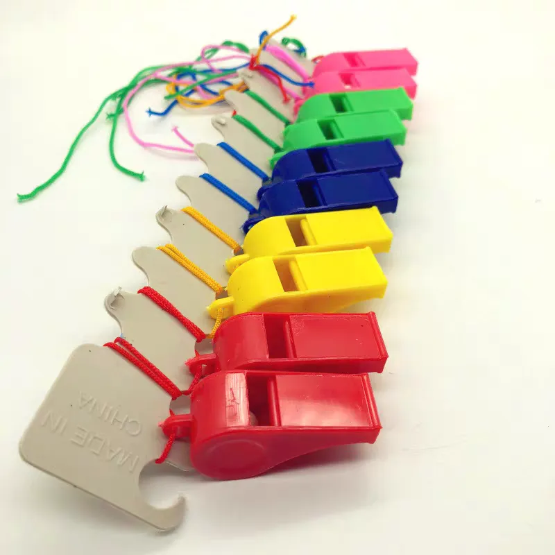 Children's plastic whistles, small whistles, referees, sound perception training, cheering supplies, toys, new props, games detail image 4