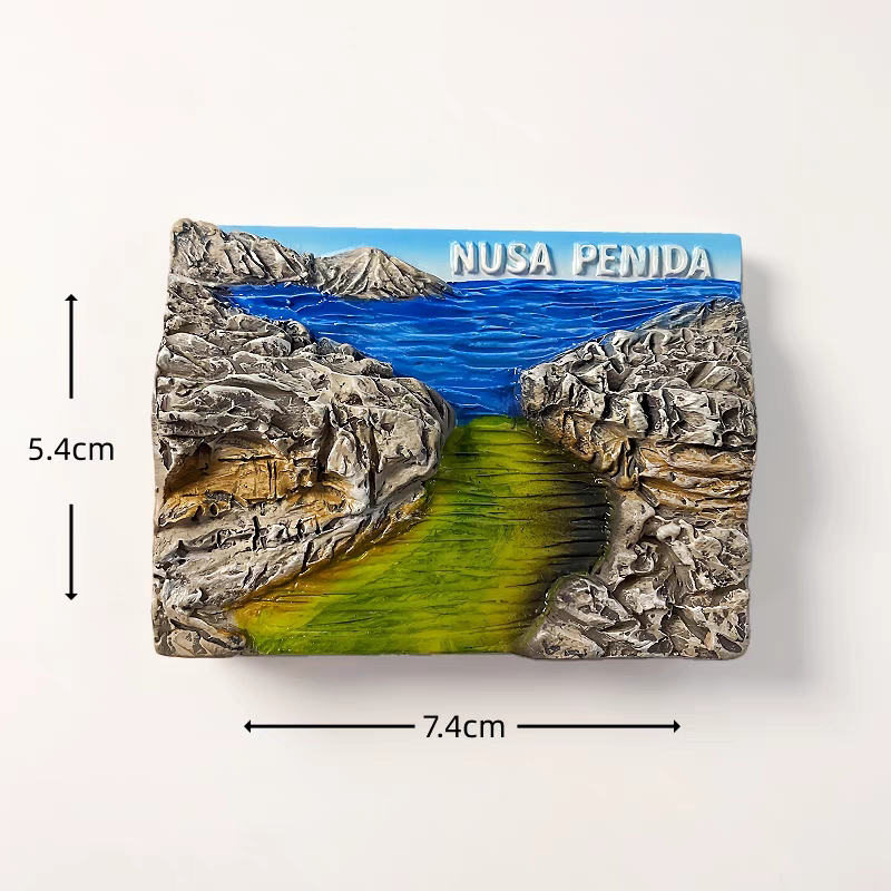 Creative resin handicrafts, magnetic fridge magnets and souvenirs from the romantic Bali Island, Penida Island, and Blue Dream Island in Indonesia detail image 6