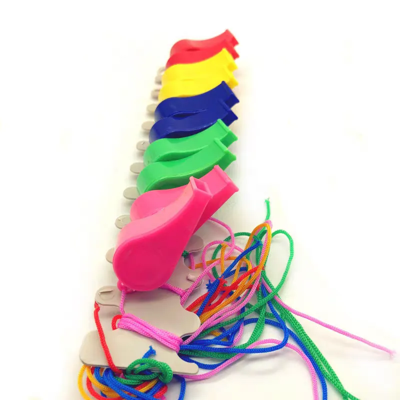 Children's plastic whistles, small whistles, referees, sound perception training, cheering supplies, toys, new props, games detail image 7