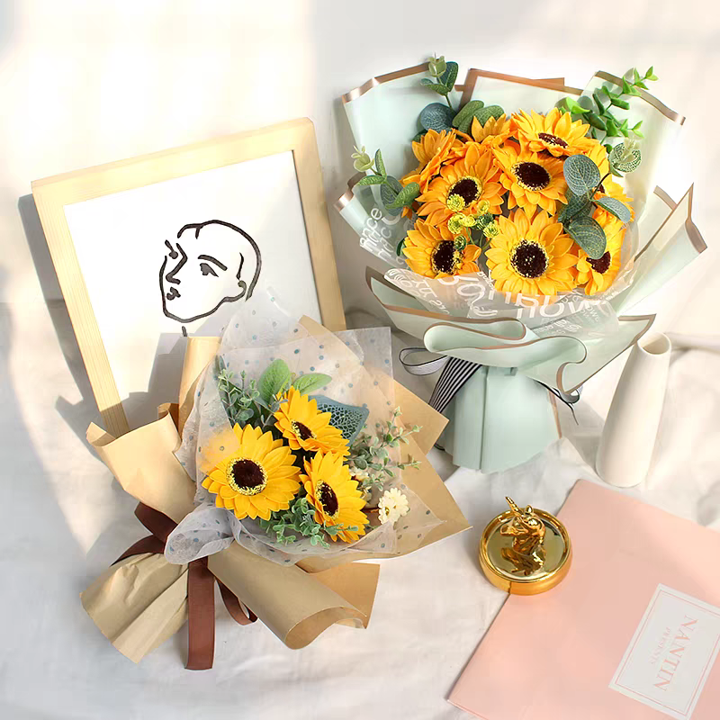 创意香皂花束工艺品 永生花礼物 情人节香皂片礼品 皂花创意礼品送女友爱人妈妈长辈儿童香皂工艺礼品永生花礼物情人节花束皂花详情图7