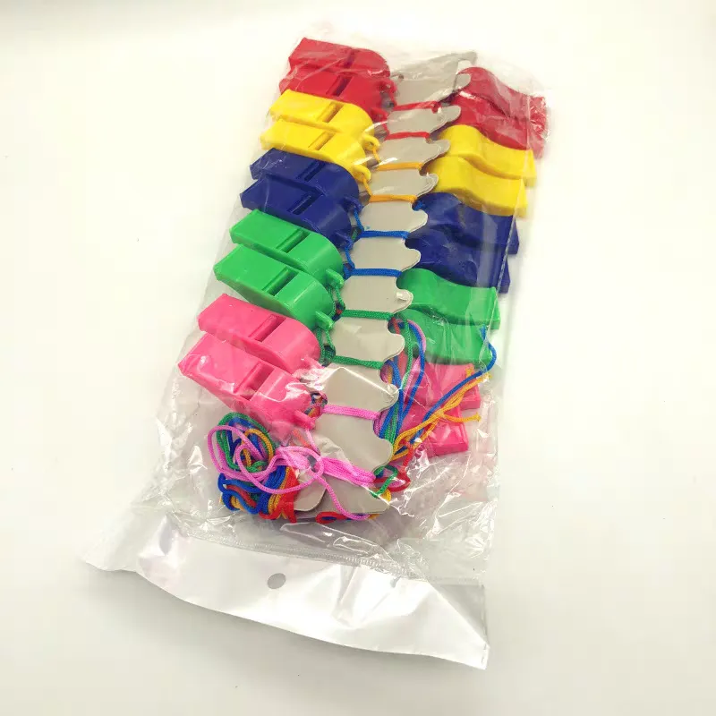 Children's plastic whistles, small whistles, referees, sound perception training, cheering supplies, toys, new props, games detail image 6