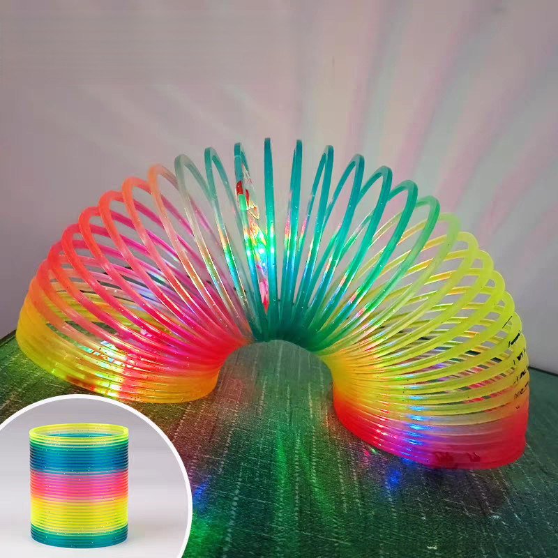 魔力彩虹圈弹簧圈男孩女孩益智弹力圈宝宝早教弹弹圈玩具图