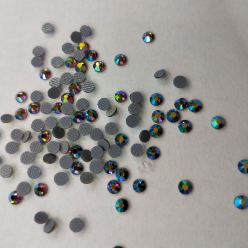 矿彩 SS16双面钻玻璃烫钻美甲钻服装辅料烫钻