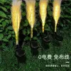Cross-border outdoor solar optical fiber reed ground insertion simulation reed landscape courtyard decorative lights and reed lighting lights Specification image