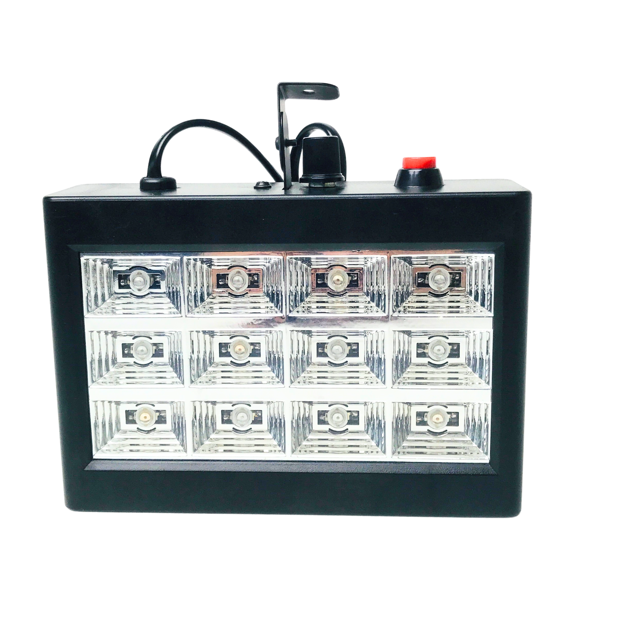 Stage lighting, led stroboscopic lights, 12 grille sound-controlled lights, bar mini ktv private room lights, bar dyeing lights Specification drawing