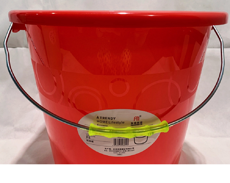 厂家直销MF66-8809-16L有花水桶 大红水桶 便宜水桶详情1
