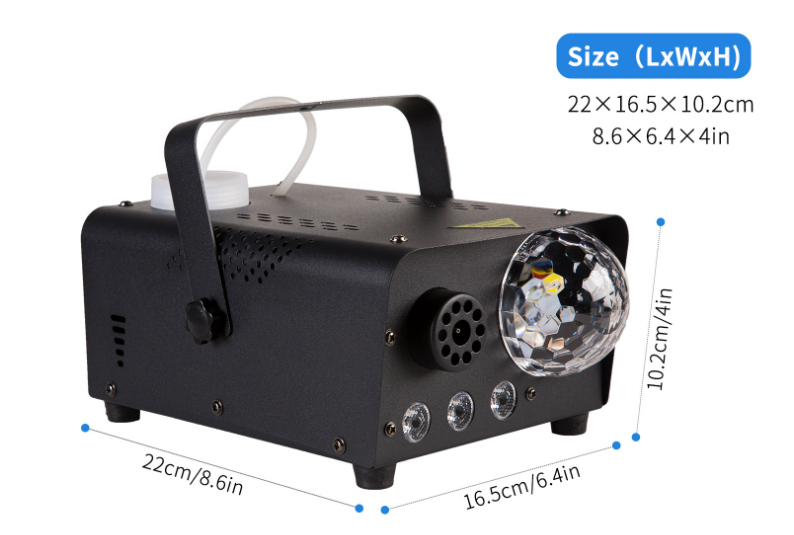 美博LED魔球烟雾机舞台婚庆礼堂专用型雾机学校酒吧演出活动烟雾机户外地烟喷雾机详情2