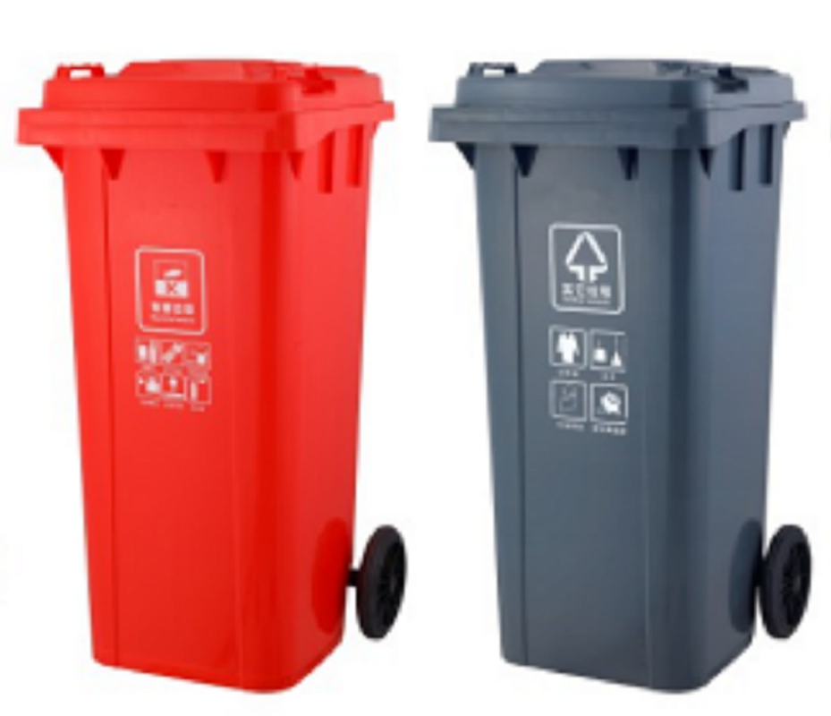 Factory direct sales MF27-898-120L trash can, outdoor trash can, garbage storage trash can, large trash can Specification image