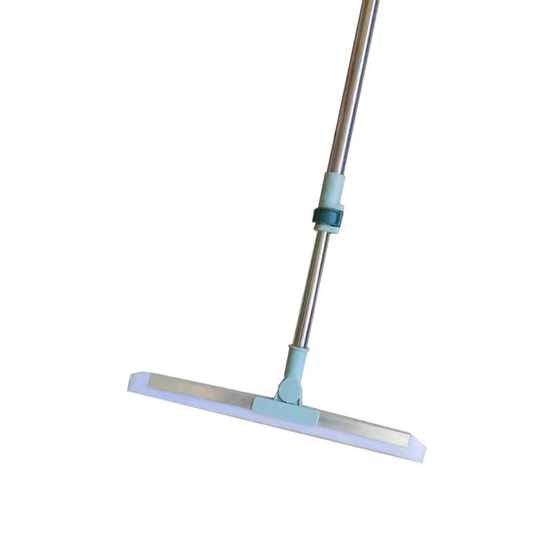 35 cm telescopic two-in-one water scraper, glass water scraper wonder, hair and water sweeping magic broom, silicone water scraper, household hygiene Application Scenario