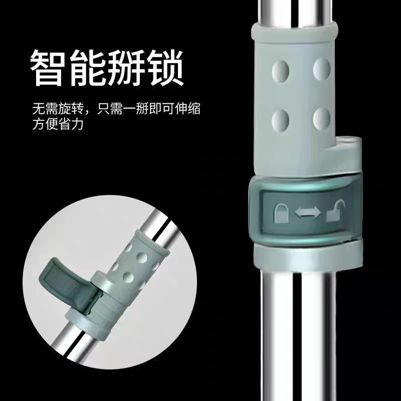 Extendable long rod magic broom, silicone cleaning wonder, multi-functional floor scraper, household mop, special bathroom scraper, hanging water board scraper Item Picture