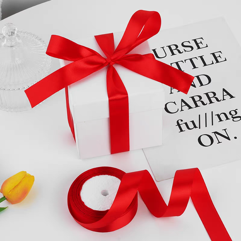 2.5CM ribbon flower gift packaging ribbon bow ribbon webbing accessories Application Scenario