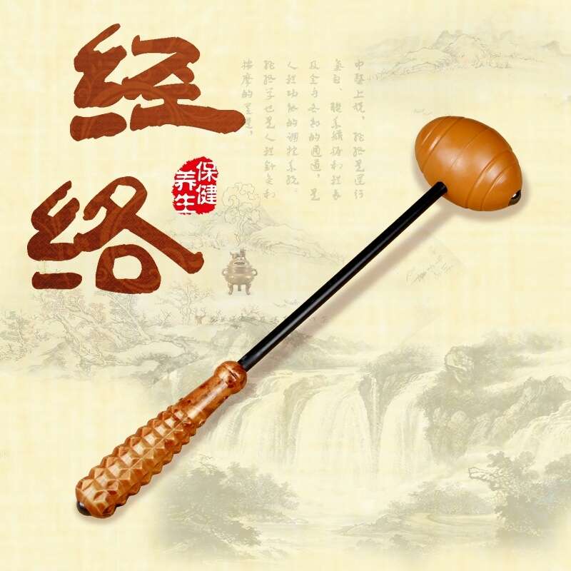 按摩敲打锤穴位锤 硅胶家用全身背部捶背器健身锤 养生敲打按摩锤