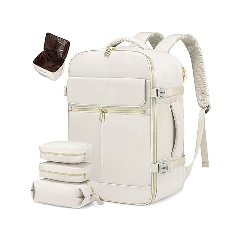 New style color-blocking daily leisure travel bag with large capacity storage bag, essential for business trips and travel backpacks Specification drawing