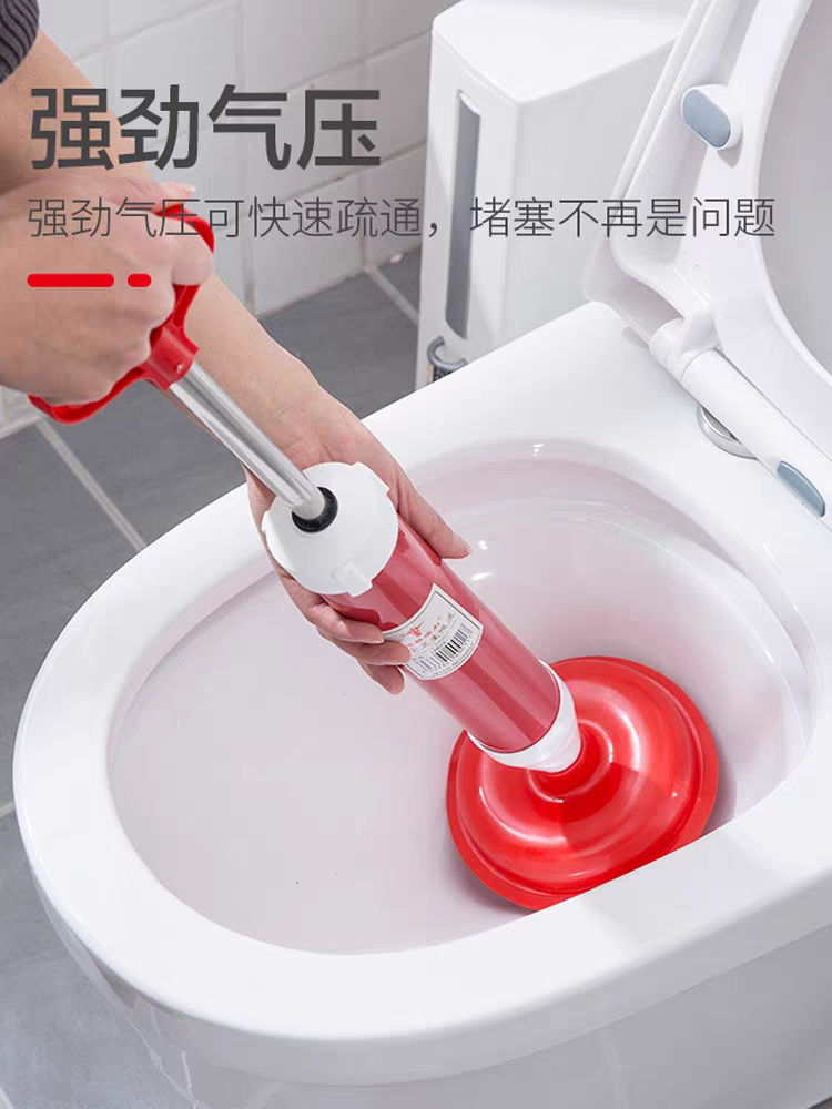 蹲便器疏通神器蹲坑专用马桶皮搋子通厕所堵塞管道下水道工具抽子详情图3