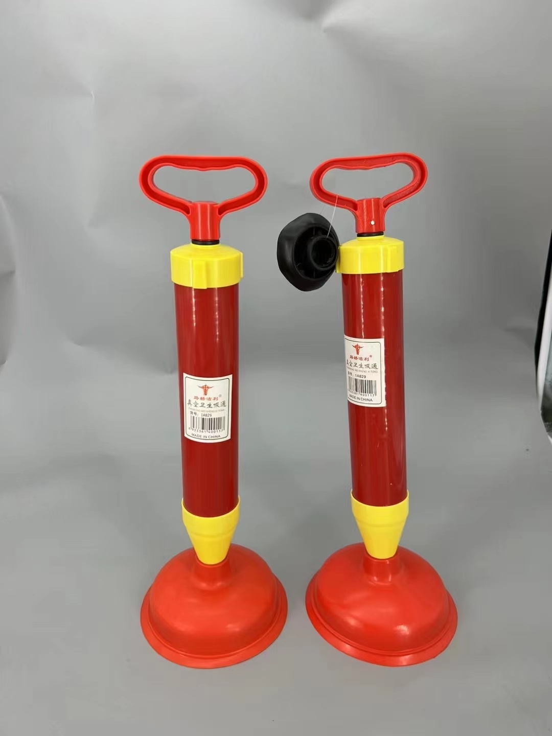 蹲便器疏通神器蹲坑专用马桶皮搋子通厕所堵塞管道下水道工具抽子
