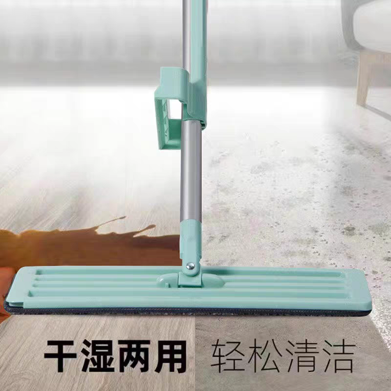 New hand-washable water-absorbing floor mopping wonder for lazy people - flat mop, a household hand-washable floor mopping cloth wonder detail image 5