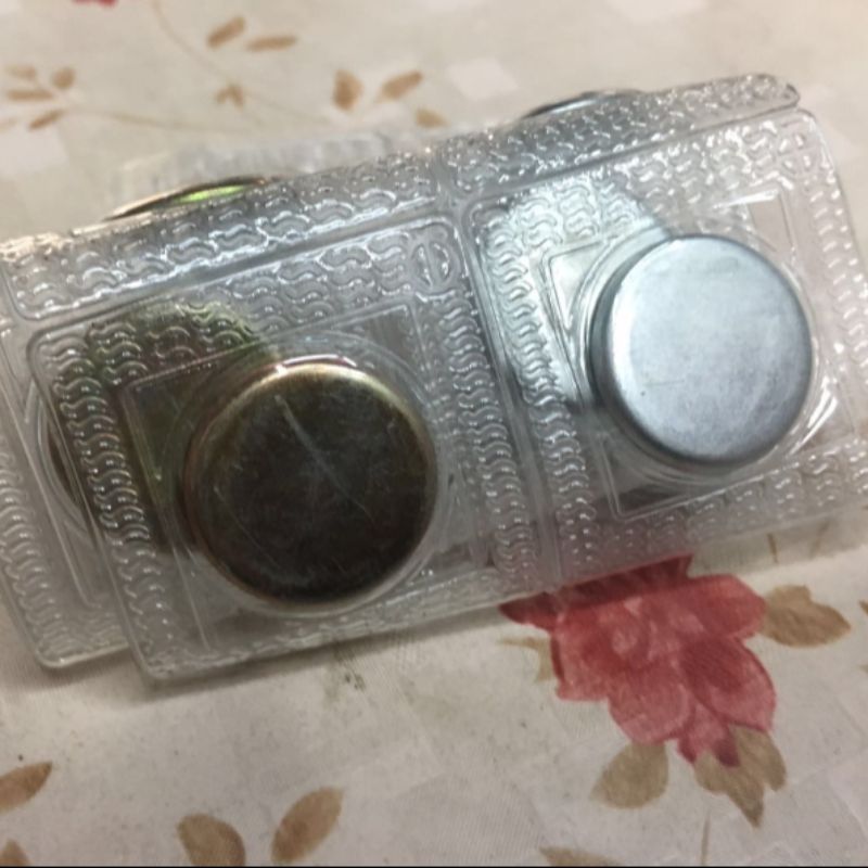 22MM双色圆形磁铁纽扣箱包磁扣服饰暗扣12