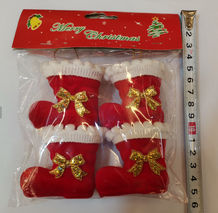 东煌圣诞  圣诞泡沫鞋挂件  圣诞用品  工艺品挂件