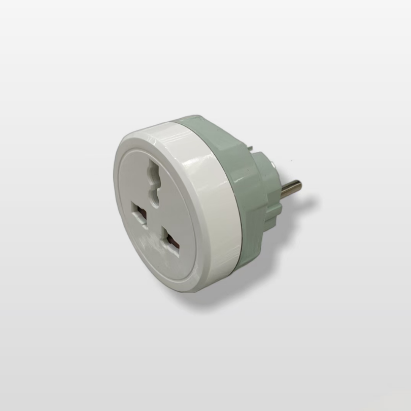 European-style conversion plug for electrical products, European-style to British-style conversion Item Picture