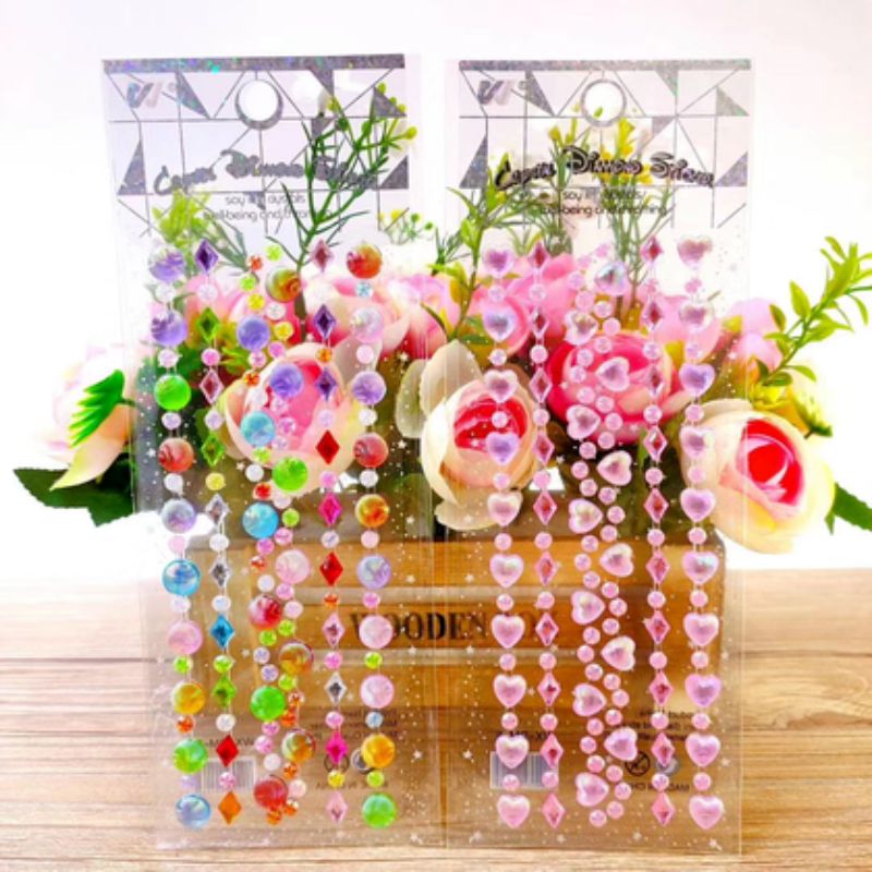 小长款彩色钻石贴儿童贴纸批发厂家直销安全无毒 1122