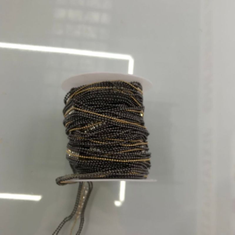 黑金色胶网服装辅料