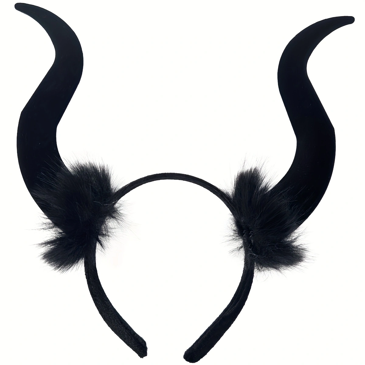 Halloween multi-color simulated horn headbands, party and dance costume headwear Specification image