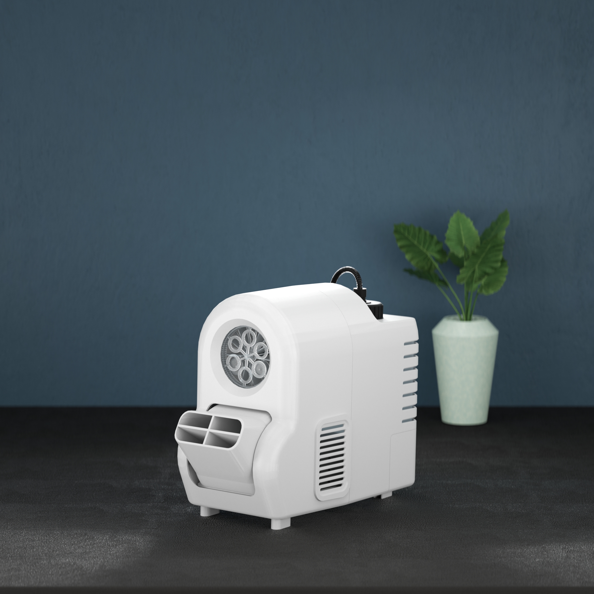 舞台私模犀牛泡泡机 婚庆商演聚会派对户外塑料外壳自动上油私模款多用泡泡机发泡机详情5