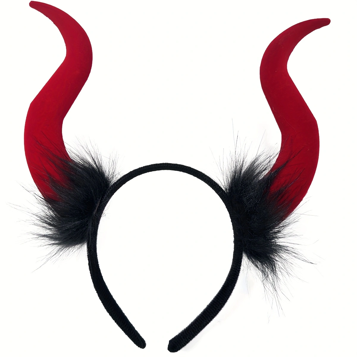 Halloween multi-color simulated horn headbands, party and dance costume headwear Application Scenario