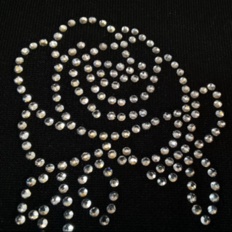 花朵烫图成品烫钻图案批发DIY中东钻服装辅料烫钻图