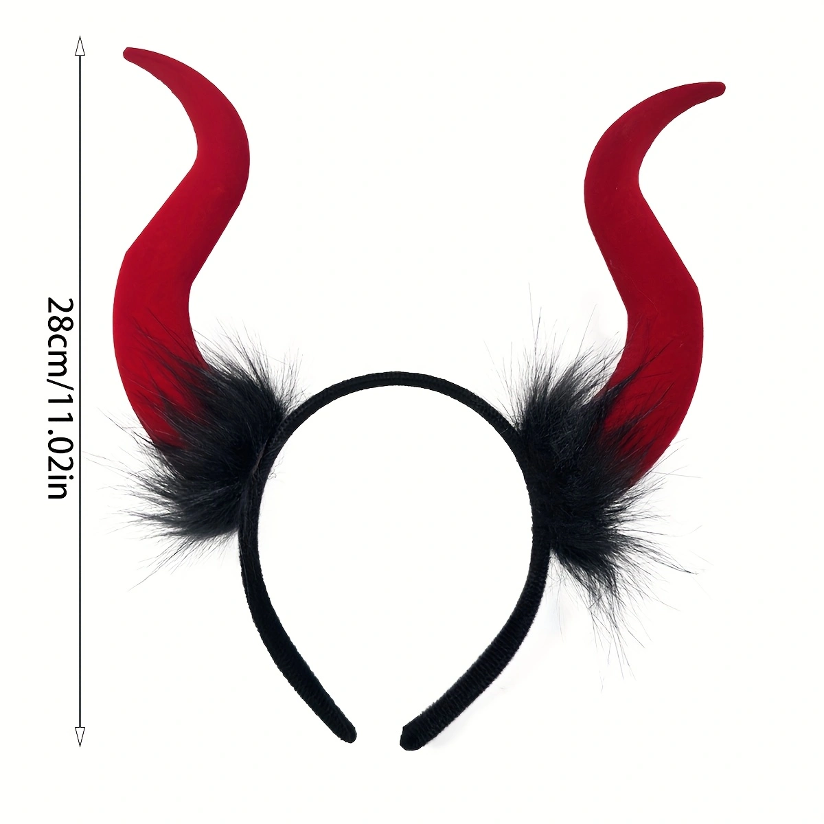 Halloween multi-color simulated horn headbands, party and dance costume headwear details Picture