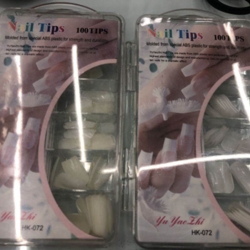 100白片整套美甲贴环保外贸款