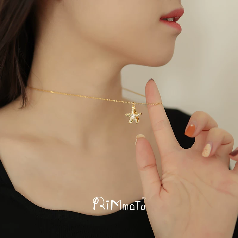 Titanium steel Bodhi sky bead pendant, American clothing style necklace, jade broken bead creative pendant accessory, Mengfeini titanium steel necklace, titanium steel Guangdong details Picture